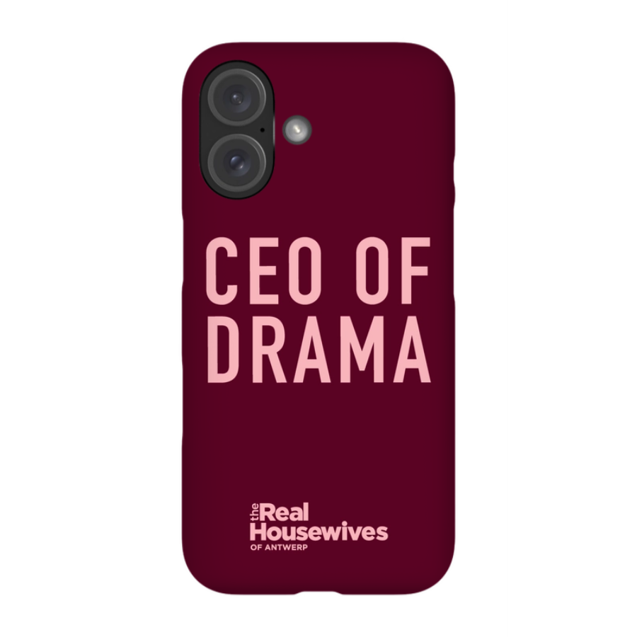 RHOANT - iPhone cover - CEO of drama - Rood