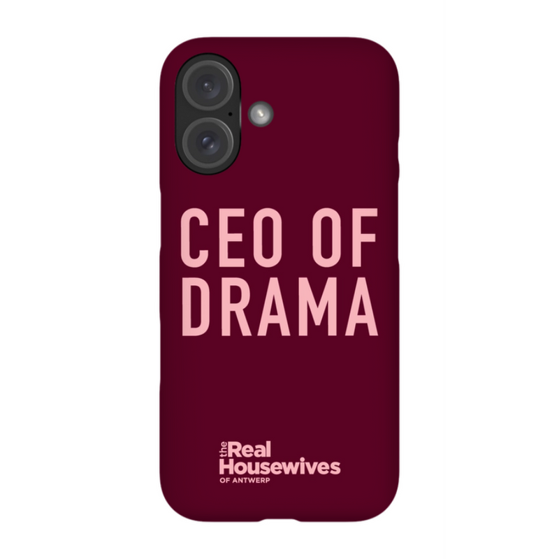 RHOANT - iPhone cover - CEO of drama - Rood