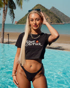 Temptation Island – Midnight Muse Croptop (Zwart)