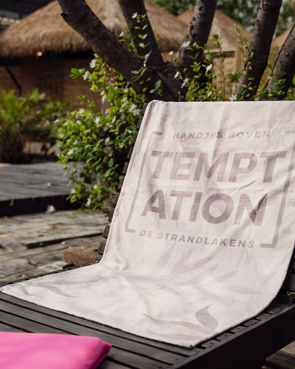 Temptation Island – Soft Sunset Strandhanddoek (Beige)