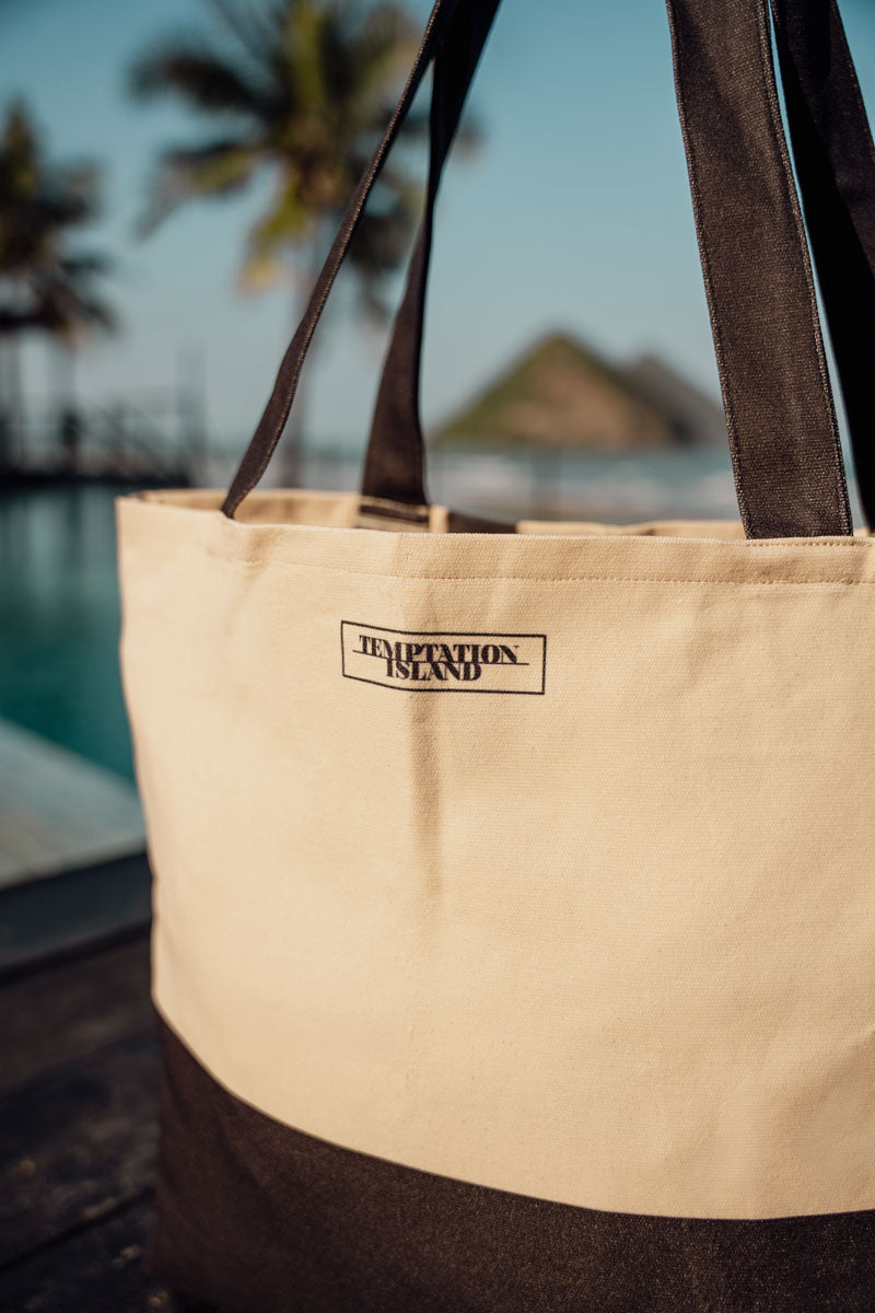 Temptation Island – Gold Rush Beach Bag (Zwart/Goud)