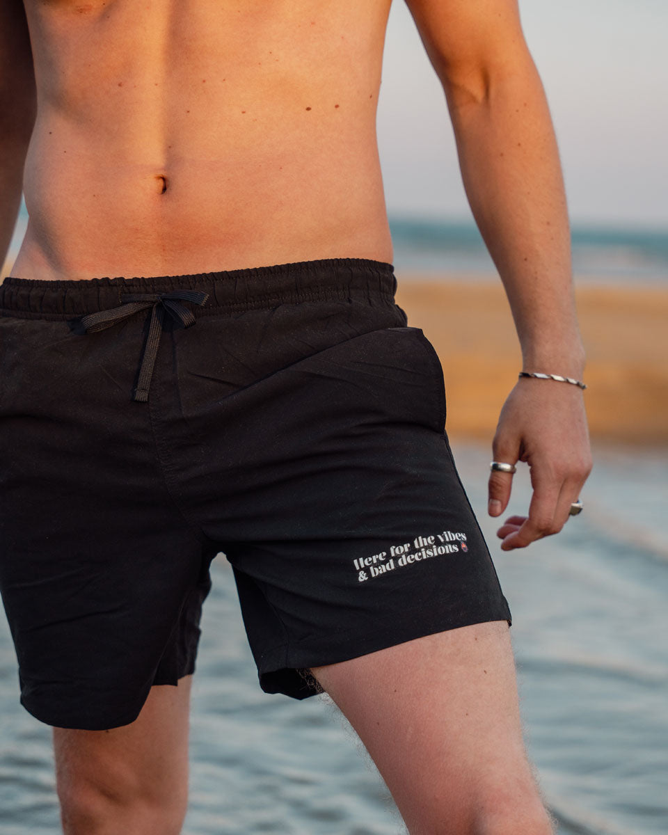 Temptation Island – Black Heat Zwemshort (Zwart)
