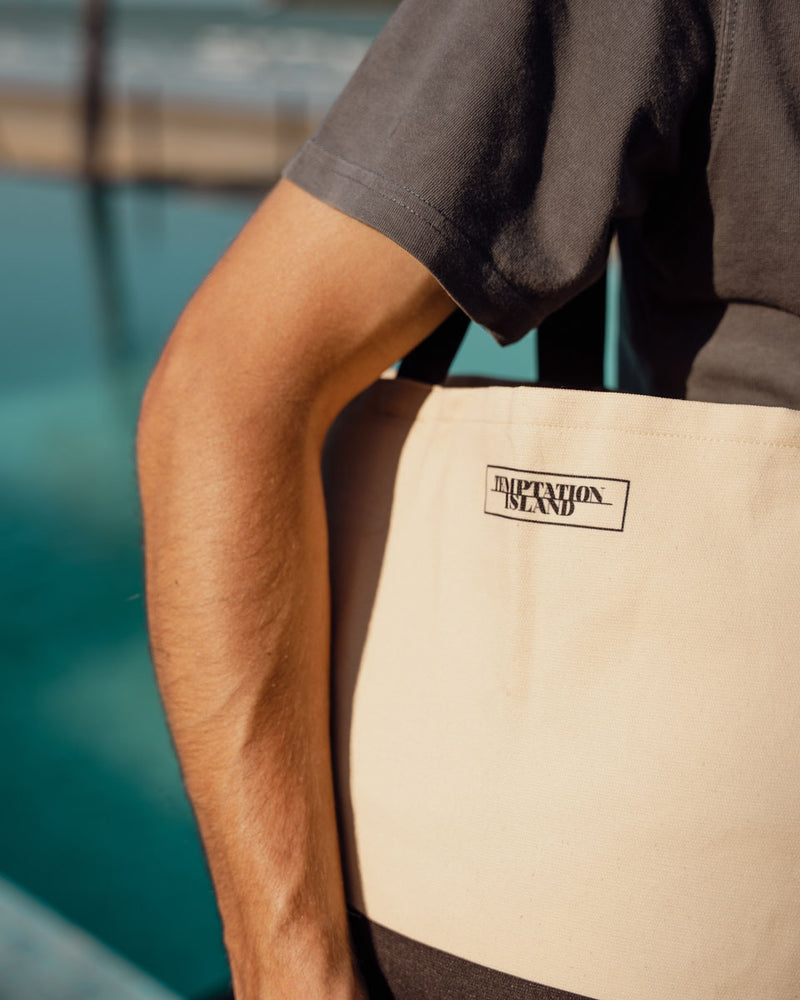 Temptation Island – Gold Rush Beach Bag (Zwart/Goud)