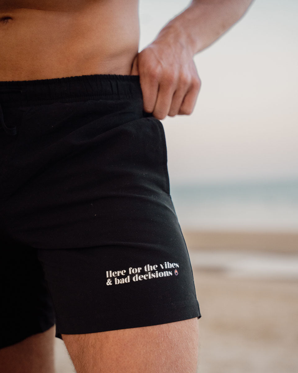 Temptation Island – Black Heat Zwemshort (Zwart)